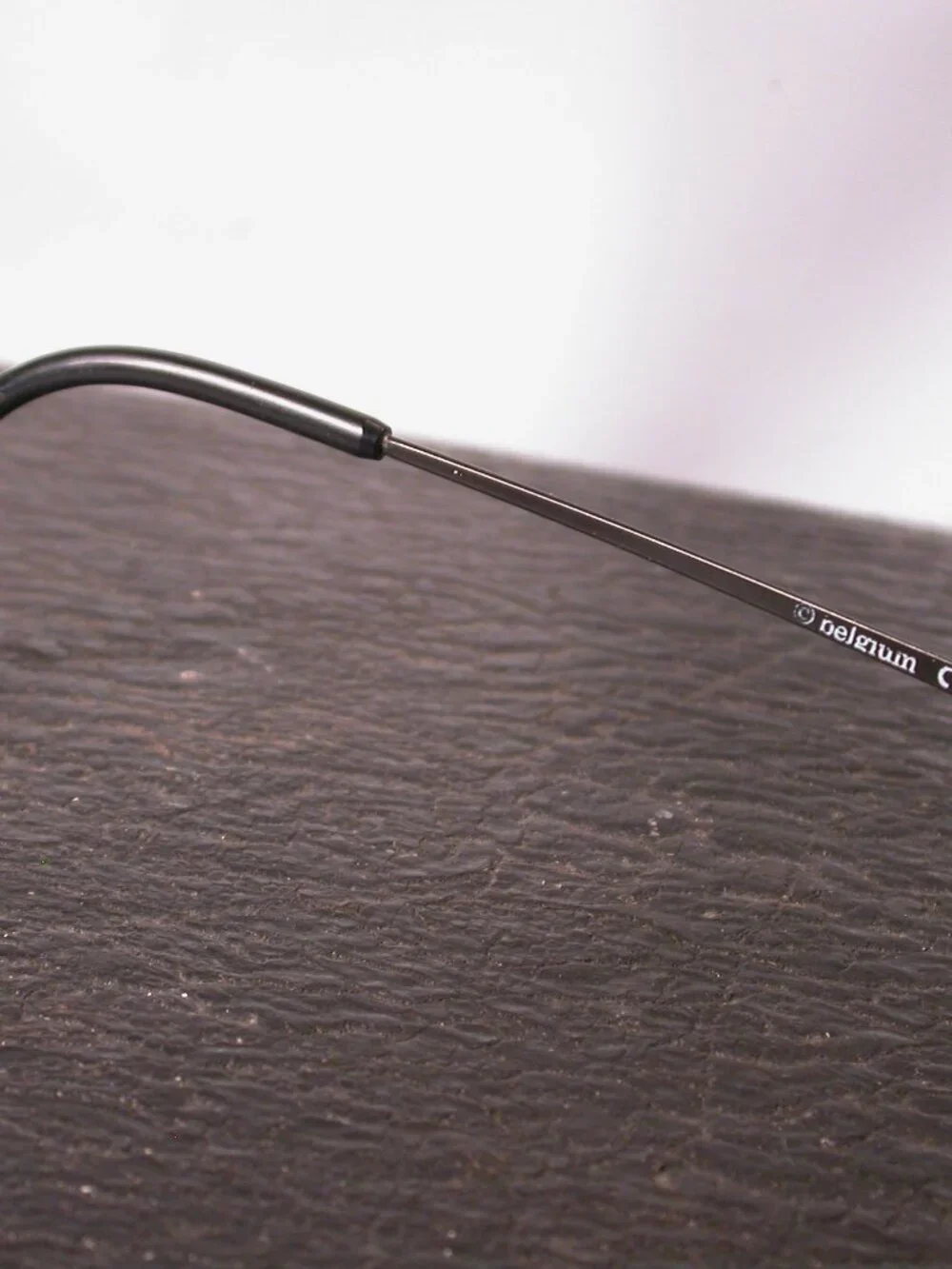 Theo Jet Black Modern Art Eyeglasses Spectacles Frames Made in Belgium